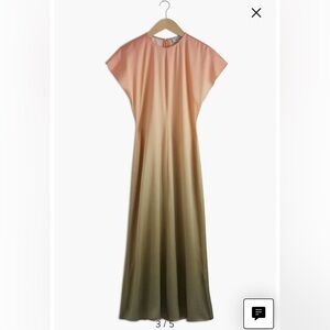 & Other Stories Dolman Sleeve Silk Dress